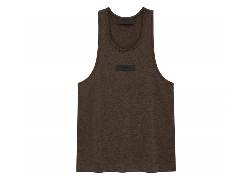 Majica brez rokavov Fear of God Core Collection Tanktop Heather Wood Rjava | 125SU245492FW