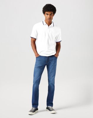 Kavbojke Wrangler Polo Shirt Bela | 112352280:XXL