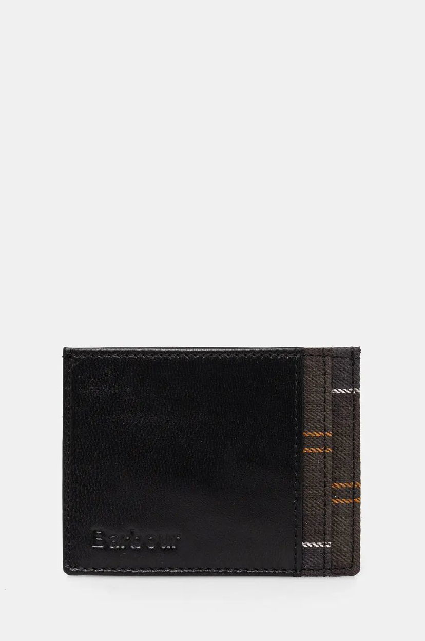 Denarnica Barbour Leather Card Holder Črna | MGS0073