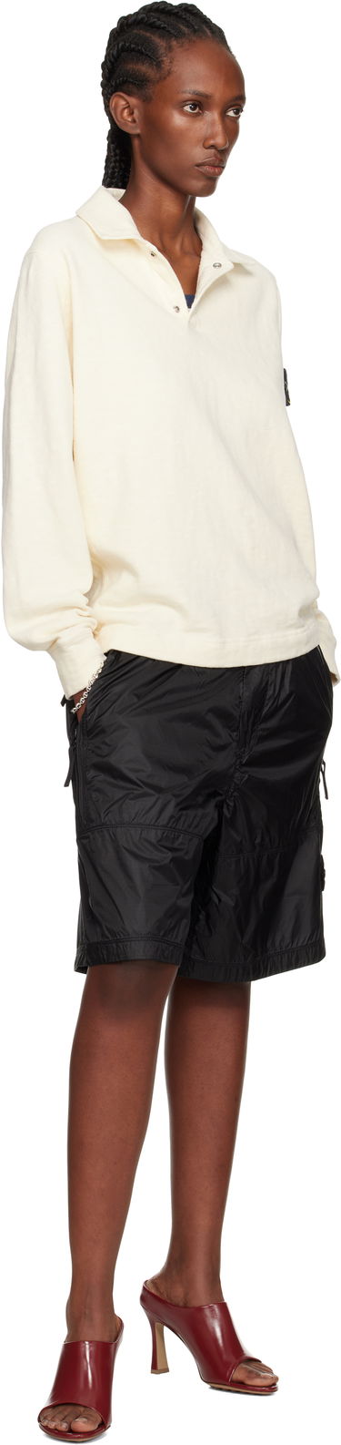 Kratke hlače Stone Island Ripstop Light HT Nylon Shorts Črna | K2S15 L100004 S0163, 4