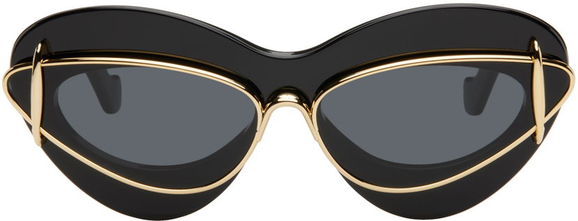 Sončna očala Loewe Cat-Eye Double Frame Sunglasses Črna | LW40119I 192337151095