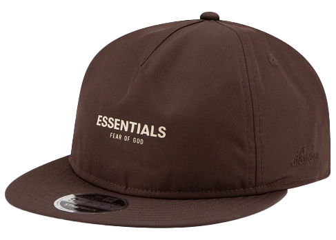 Kapa Fear of God New Era x Retro Crown 9Fifty A-Frame Hat Walnut Rjava | 60224491, 0