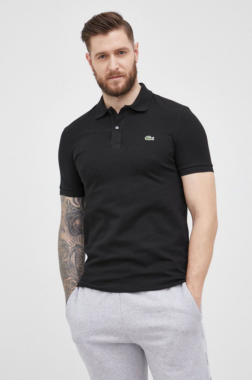 Polo majica Lacoste Polo Črna | PH4012