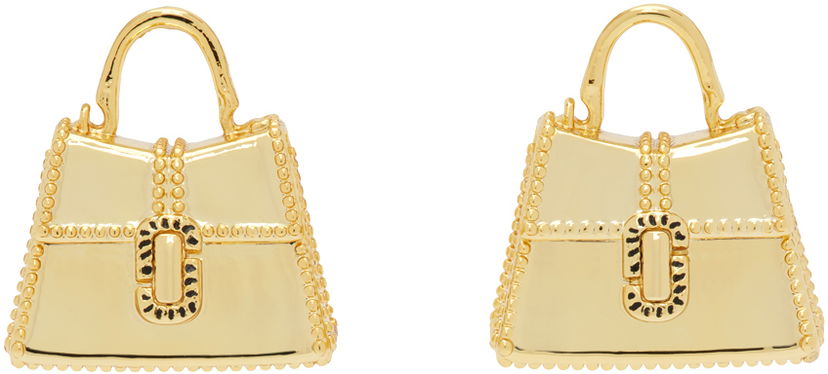 Uhani Marc Jacobs Marc Jacobs 'The St. Marc' Handbag Earrings Kovinski | 2R3JER001J84