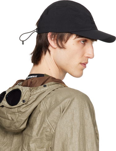 Kapa C.P. Company C.P. Company Paper Touch Logo Cap Črna | 18CMAC225A-110188A, 2