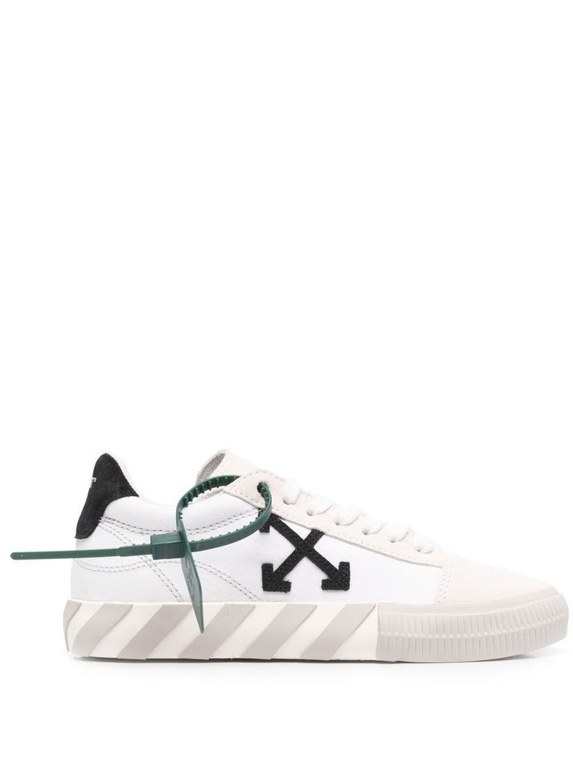 Superge in čevlji Off-White Low Vulcanized "White Beige Black" W Bela | OWIA178S22LEA0010110