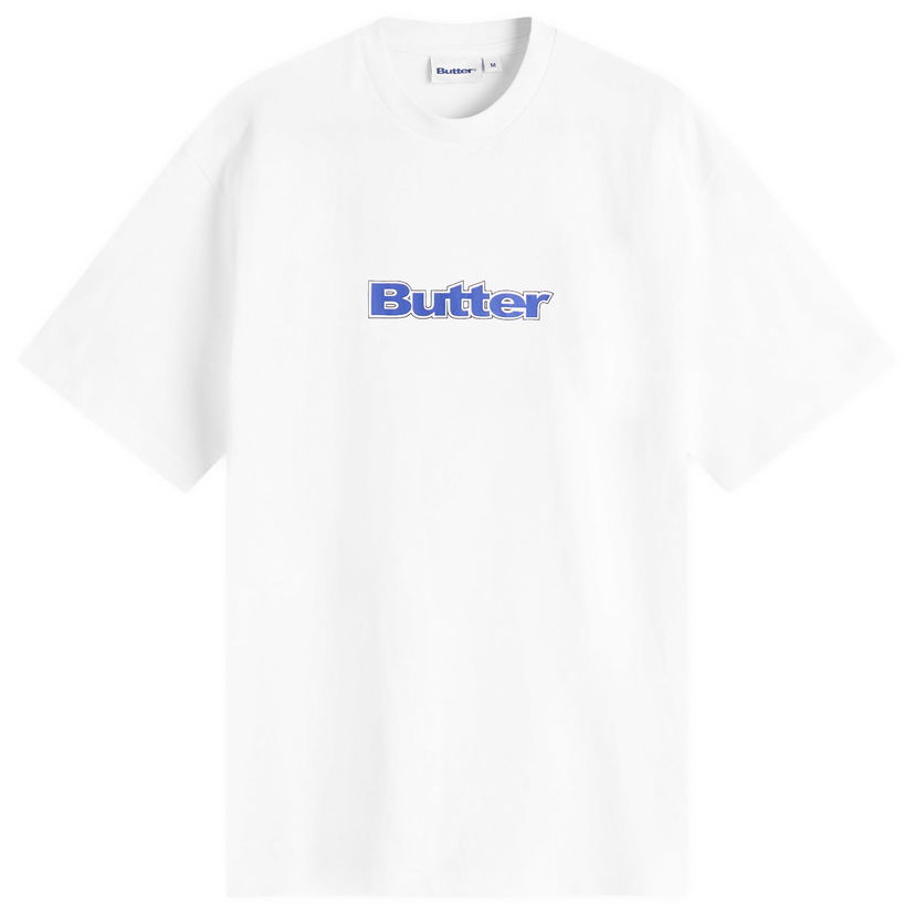 Majica Butter Goods Outline Logo T-Shirt, Size Large Bela | BG253100-WHT