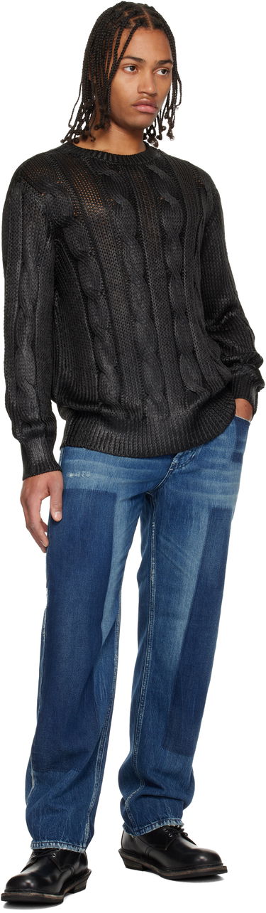 Pleteni pulover Diesel K-Michiu Cable Knit Sweater Črna | A19187-0NKCP-9XX, 3