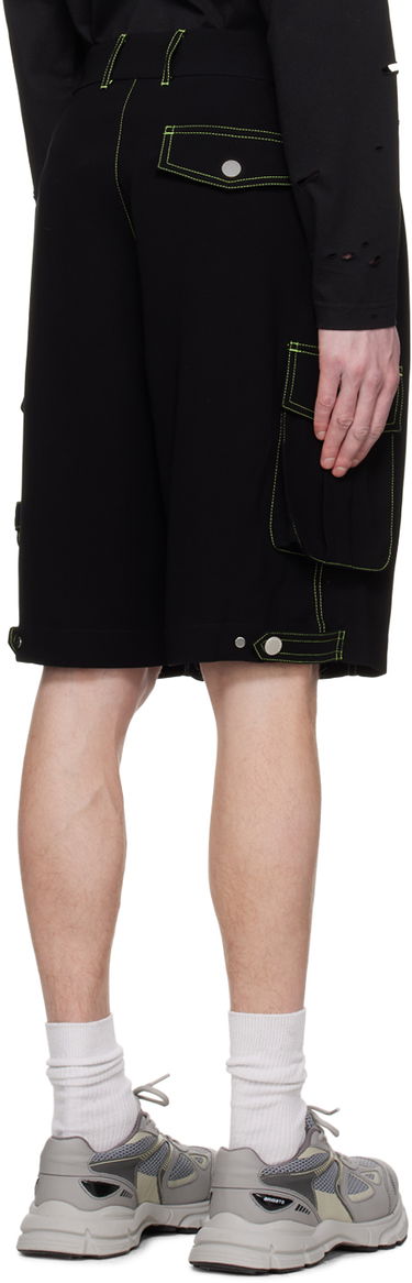 Kratke hlače Feng Chen Wang Feng Chen Wang Contrast Stitch Cargo Shorts Črna | FMS15ST08, 2