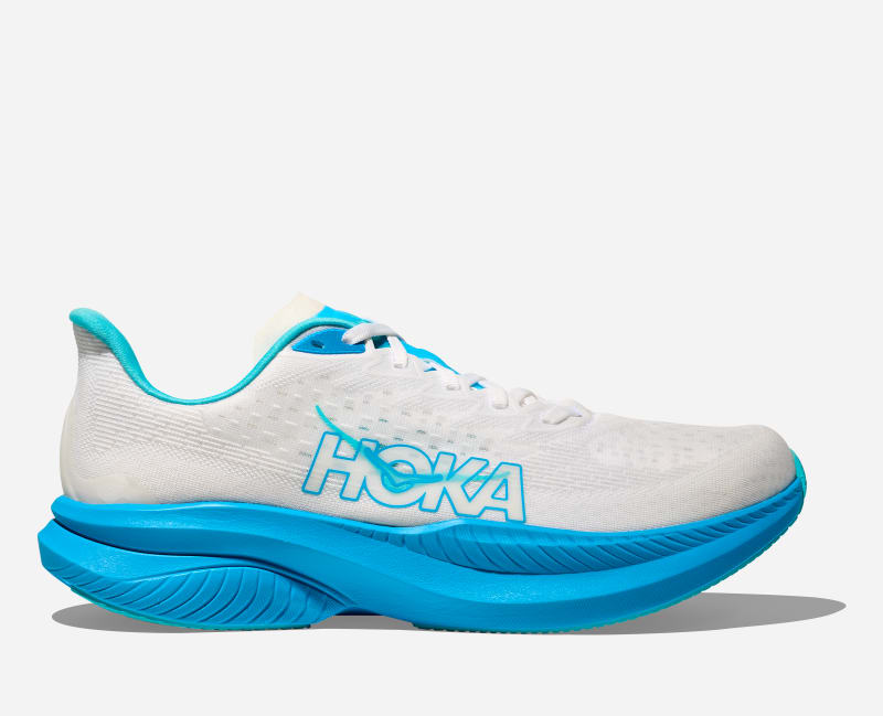 Superge in čevlji Hoka One One Mach 6, 9.5 Bela | 1147790-WKY, 0