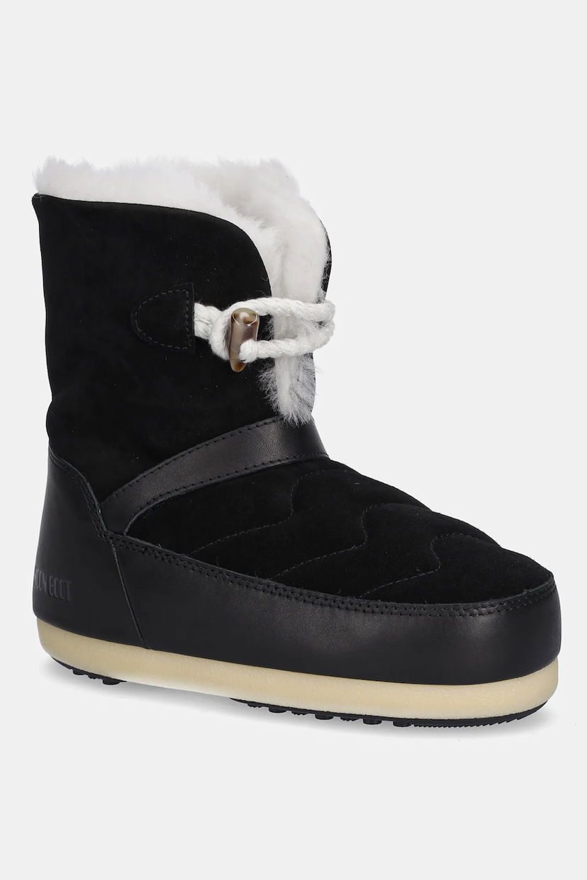 Superge in čevlji Moon Boot Suede Snow Boots EVX IGLOO Črna | 80D1470070.NL02