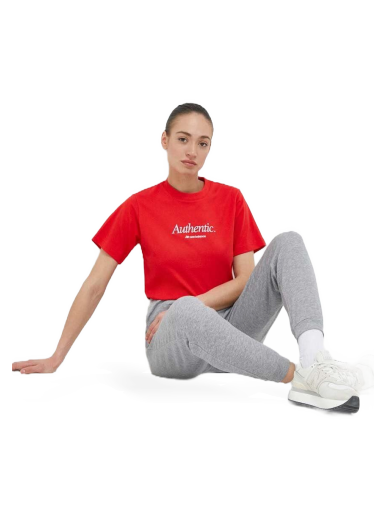 Majica New Balance Cotton T-shirt Rdeča | WT31551TRD