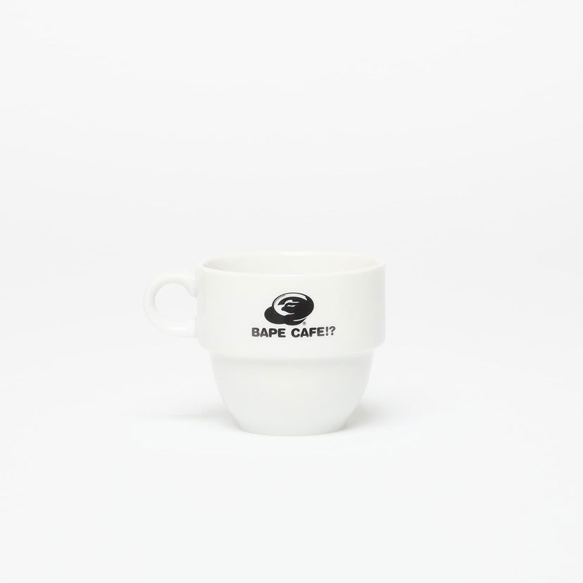 Modni dodatki BAPE BAPE Cafe Stacking Mug Bela | 001KAL301007MWHT