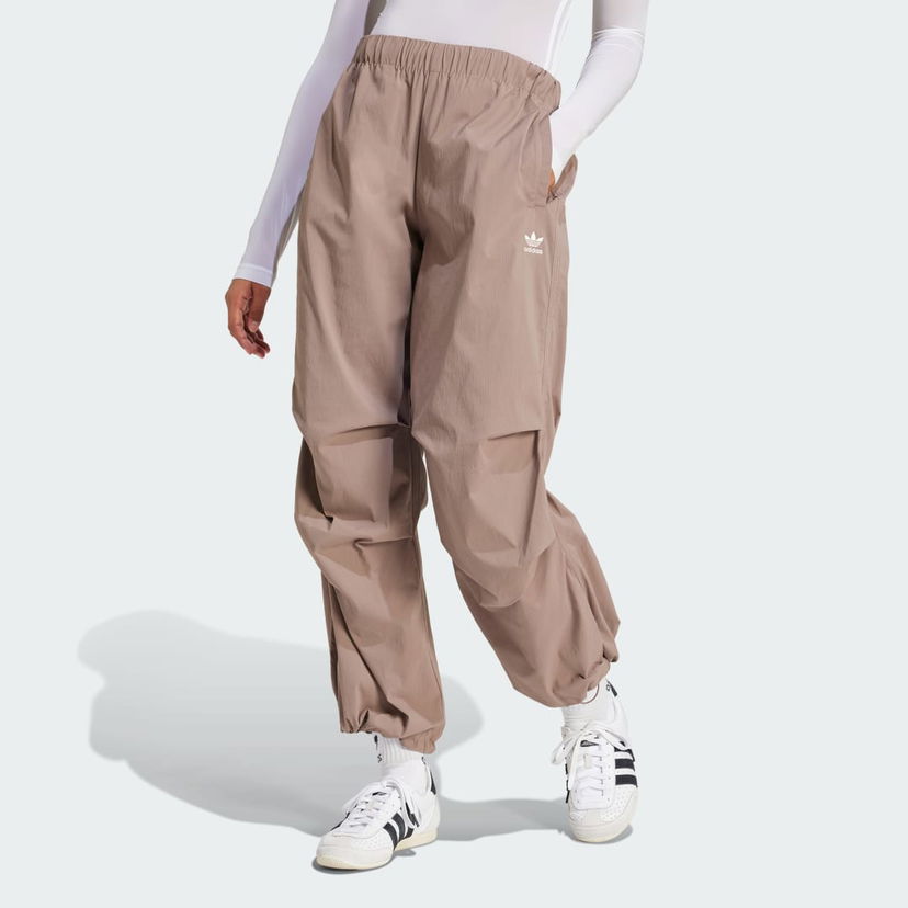 Trenirka adidas Performance Parachute Ripstop Pants Rjava | JD0783