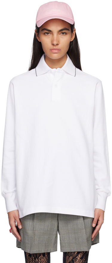 Polo majica We11done We11done Scalloped Polo Bela | WD-TT1-23-819-U-WH, 0