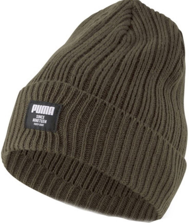 Beanie Puma Puma Ribbed Classic Beanie Zelena | 02283109