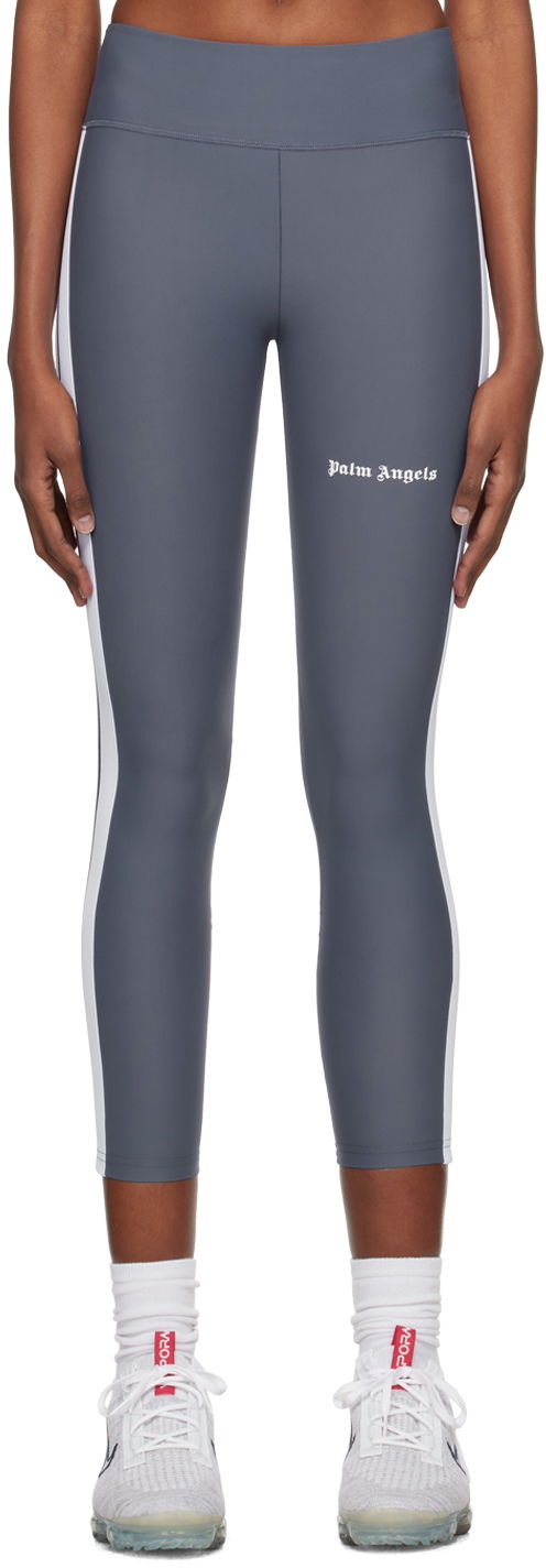 Pajkice Palm Angels Stripe Leggings Siva | PWVG001C99FAB0020701