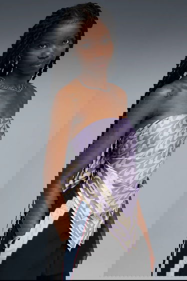 Šala Puma PUMA x FENTY Women's Scarf Lila | 55009, 3