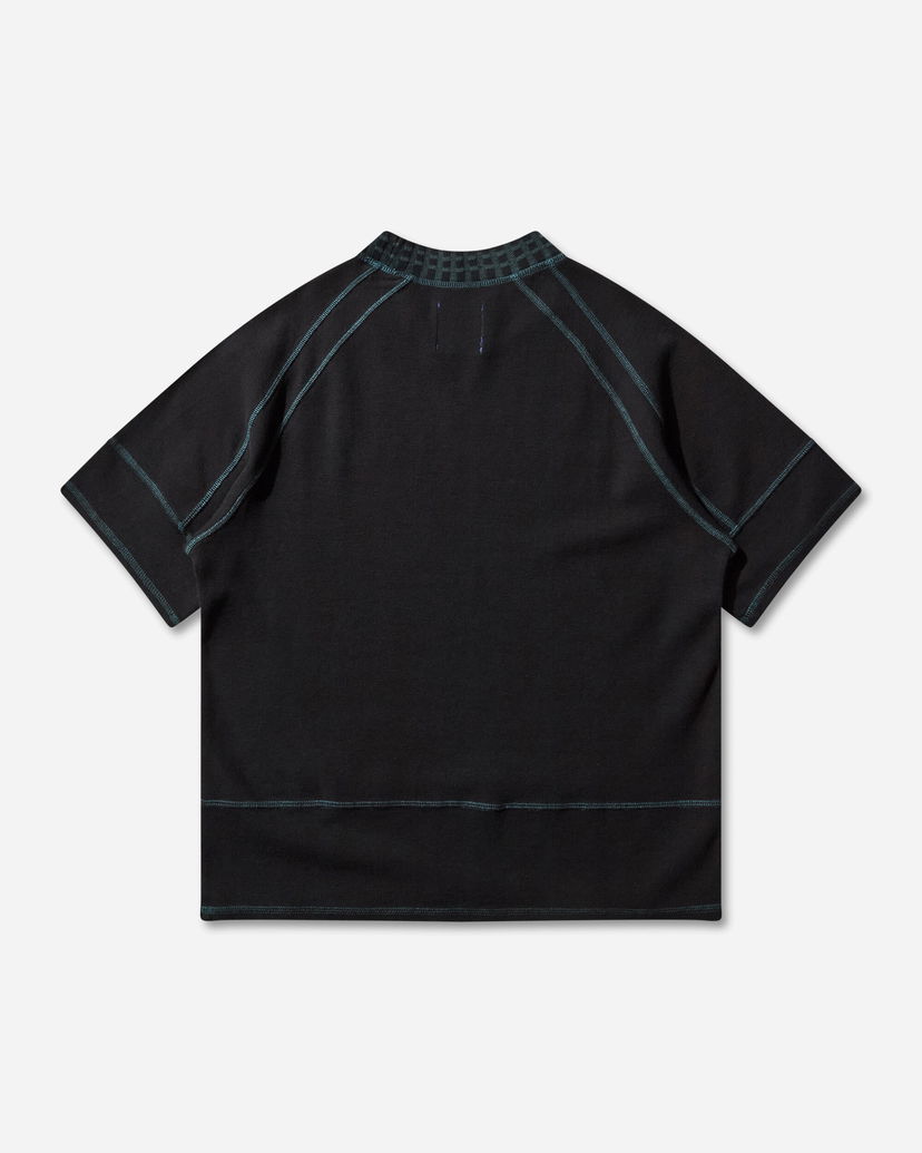 Majica Asics Novalis Tamarica Raglan Contrast Stitch Mock-Neck T-Shirt Črna | 2203A329-001