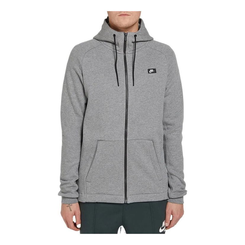 Pulover Nike Modern Zip Hoodie Siva | 835858-091