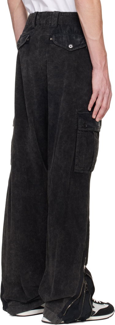 Cargo hlače Dolce & Gabbana Re-Edition Garment Dyed Cargo Pants Črna | GP0B9TG8LI1, 2