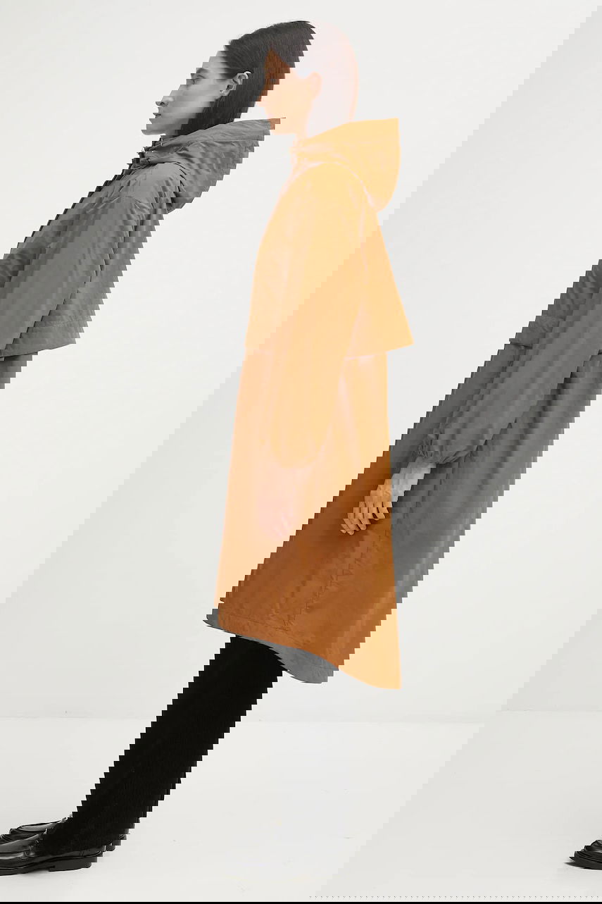 Dežni plašč Barbour Barbour NABOO Oversize Hooded Raincoat Rjava | LSP0241, 1