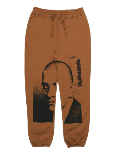 Trenirka Pleasures Brown Backbone Sweatpants Rjava | P21F004
