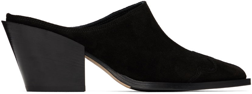 Nakit Aeyde Aeyde Astrid Suede Mules Črna | A11-PU-FGHP75CH-123-800-022