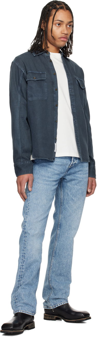 Srajce rag & bone rag & bone Featherweight Denim Shirt Modra | MED24S0004ZDMI, 3