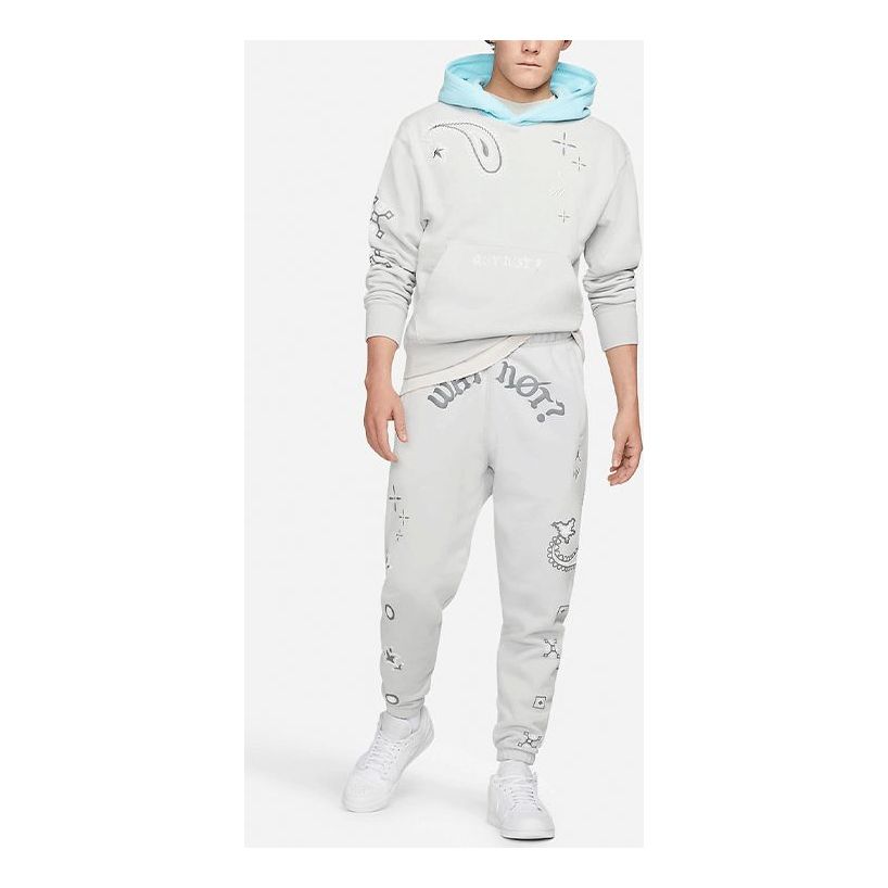 Trenirka Jordan Jordan Fleece Printed Joggers Siva | DO2502-097