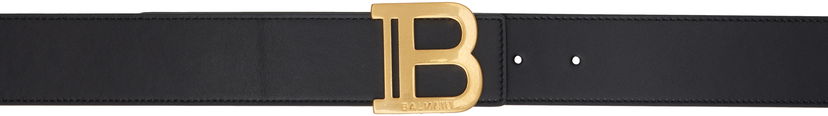 Pasovi Balmain Balmain Leather B Belt Črna | EN1WJ002LVTL
