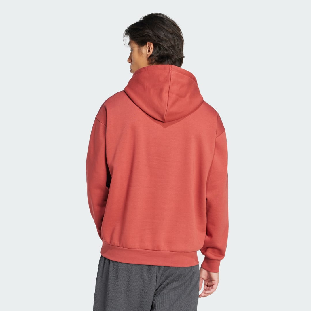 Pulover adidas Performance Baggy Fit Hoodie Rdeča | JP1072, 1