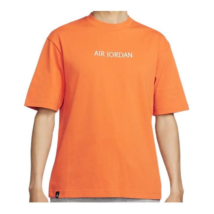 Majica Jordan Air Jordan Logo Solid Color T-Shirt Oranžna | DO6100-847