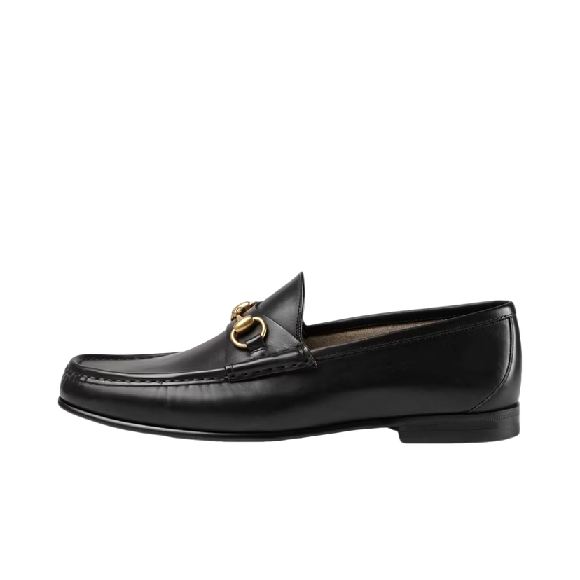 Superge in čevlji Gucci 1953 Horsebit Loafer 'Black Leather'' Črna | 307929 BLM00 1000
