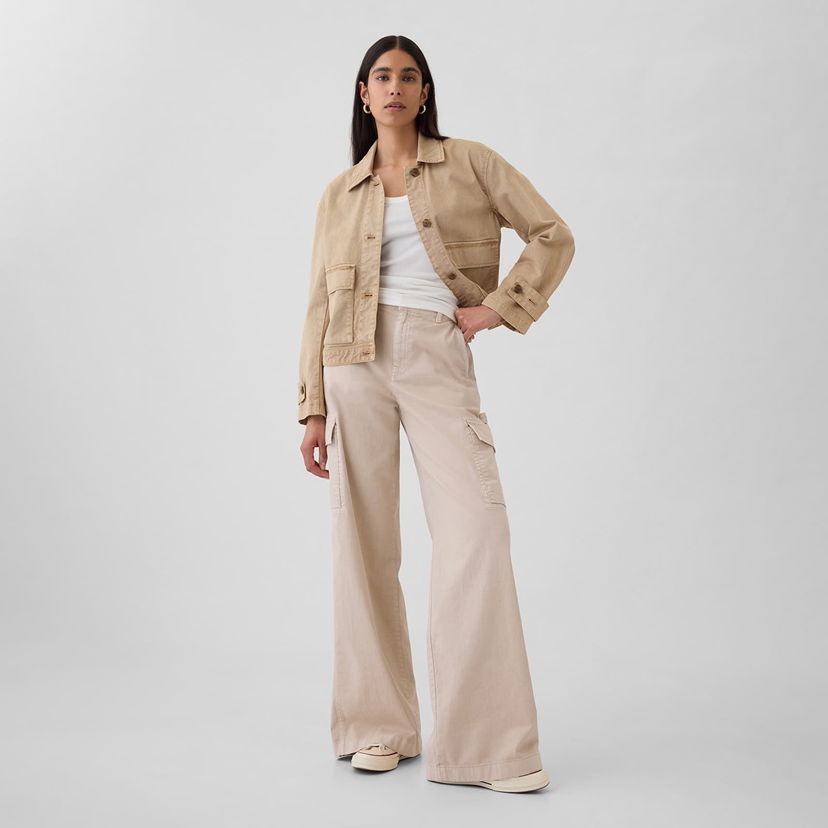 Hlače GAP Pants Baggy Cargo Bedrock 6 Bež | 518140-00
