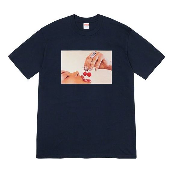 Majica Supreme Cherries Graphic Short Sleeve T-Shirt Mornarica | SUP-SS20-281