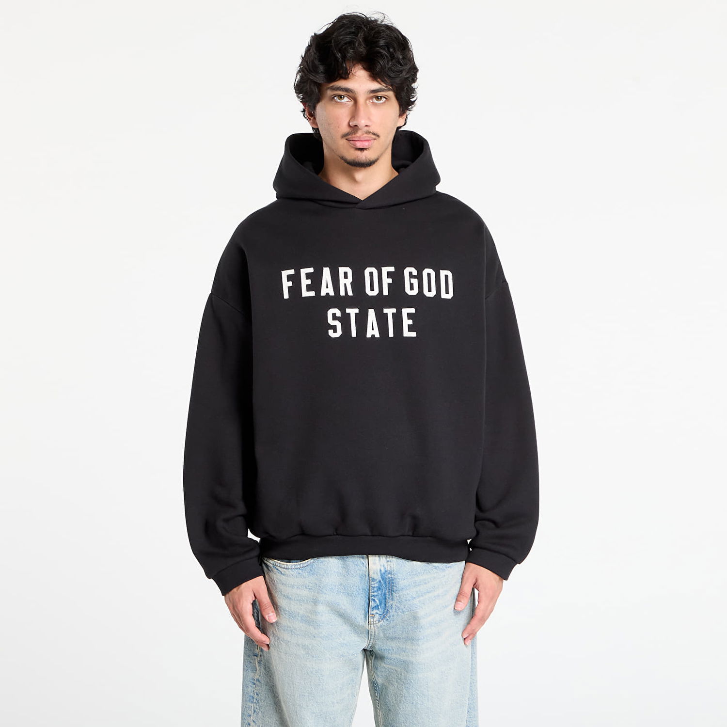 Pulover Fear of God Fear of God Essentials 90's Hoodie Črna | 192SP256210F-861, 0