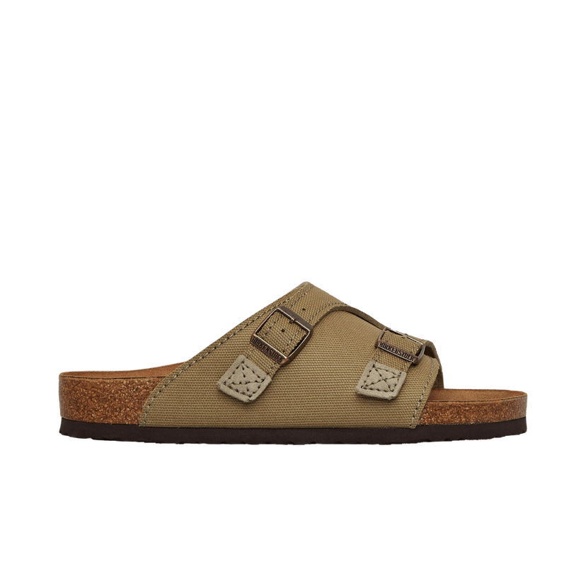 Superge in čevlji Birkenstock Zürich Suede Canvas Sandals Zelena | 1028755