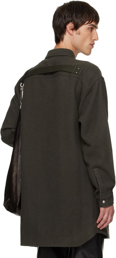 Srajce Rick Owens Concordians Oversized Outershirt Zelena | RU02E1739 WBD, 2