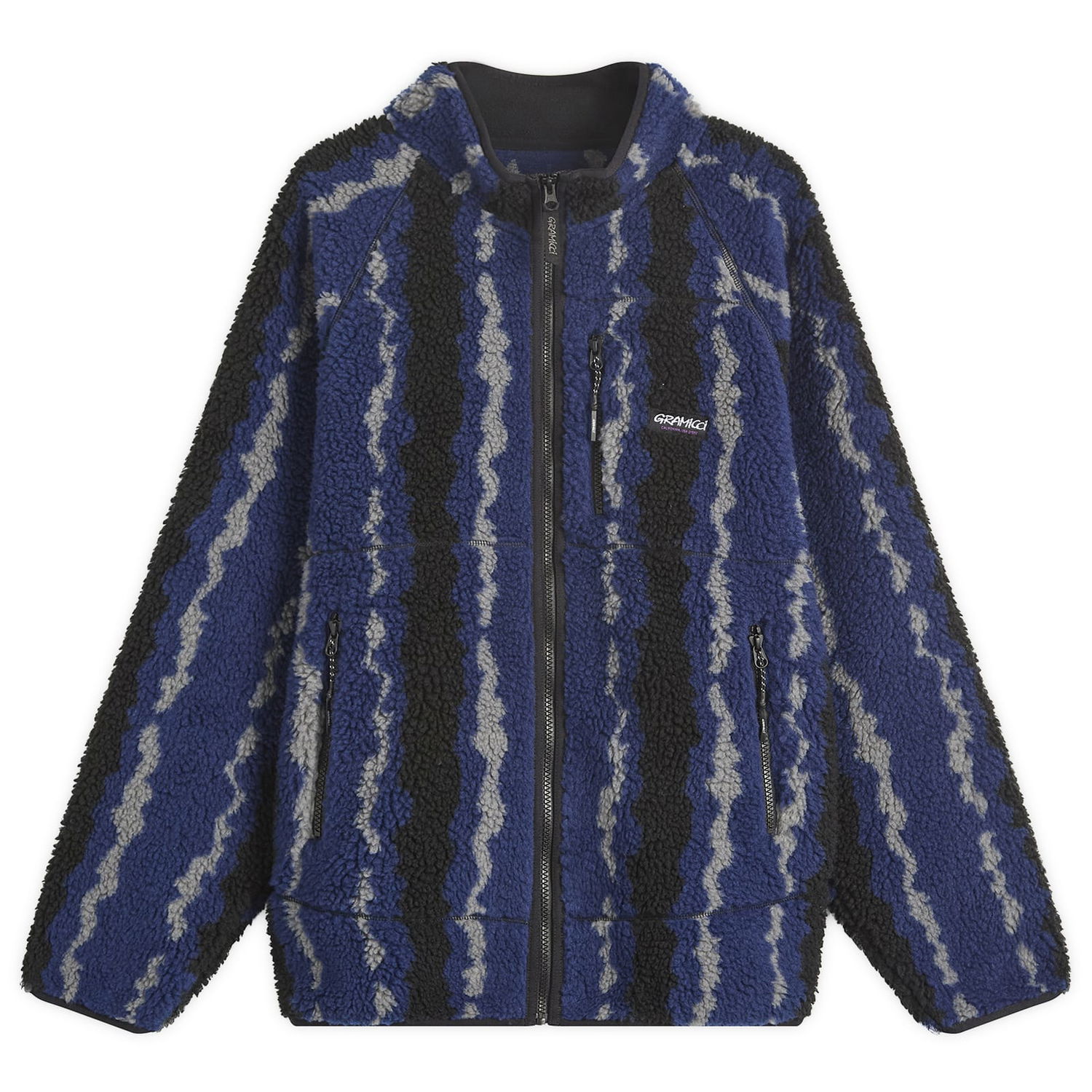 Jakna GRAMICCI Gramicci Ripple Sherpa Fleece Jacket Modra | G5FU-J043-NVR, 1