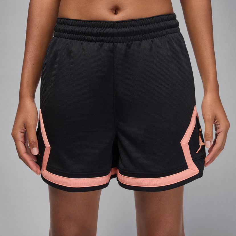 Kratke hlače Jordan Sport 4" Diamond Mesh Athletic Shorts with Contrast Trim Črna | FN5134-011