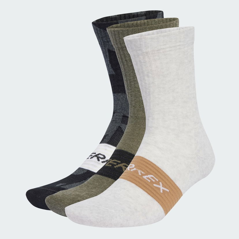 Nogavice adidas Performance Terrex Multi Crew Socks 3 Pairs Siva | JX1094