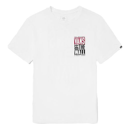 Majica Vans Vans Alphabet Print T-Shirt Bela | VN0A4MM5WHT