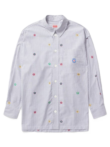 Srajce KENZO Target Oversized Shirt Siva | FD65CH5079LJ.97