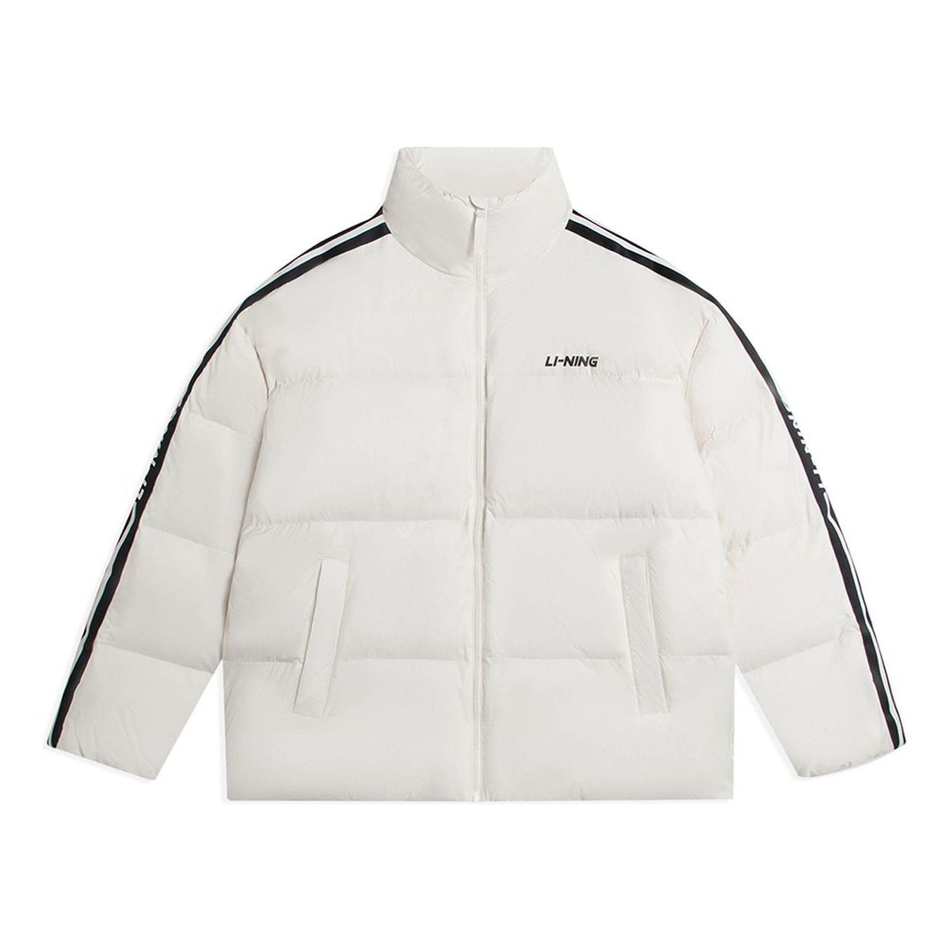 Puhovka Li-Ning Graphic Short Down Jacket Bela | AYMS337-2, 0