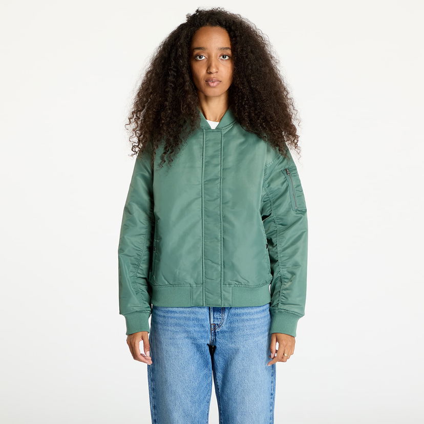 Bomber jakna Vans Jacket Bennett Bomber Dark Forest Zelena | VN000HJF1CI1