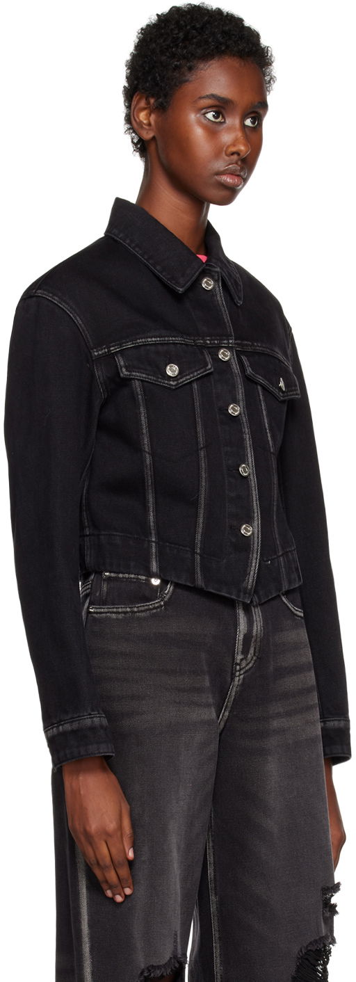 Jakna We11done We11done V-Line Denim Jacket Črna | WD-DJ3-22-330-W-BK, 1