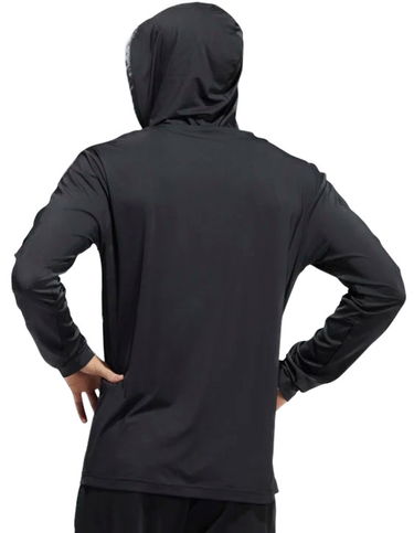 Pulover adidas Performance Hoodie With Hood Črna | hi1383, 2