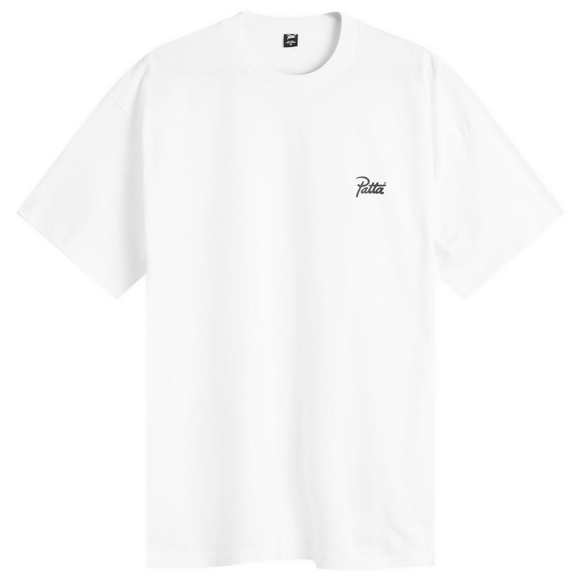 Majica Patta Script Logo T-Shirt, Size X-Small Bela | POC-AW25-1000-290-0071-002