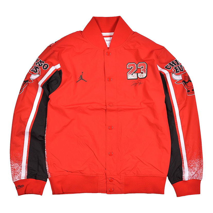 Bomber jakna Jordan Mitchell & Ness Chicago Bulls 1988 All Star Warm Up Jacket Rdeča | CW0884-657
